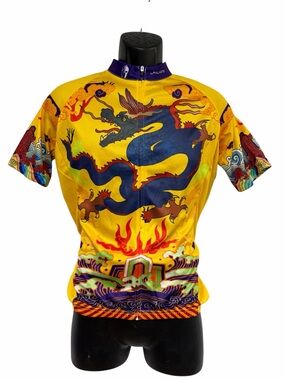 Paladin NWT Dragon Graphic Cycling Jersey Short Sleeve Performance Men’s L